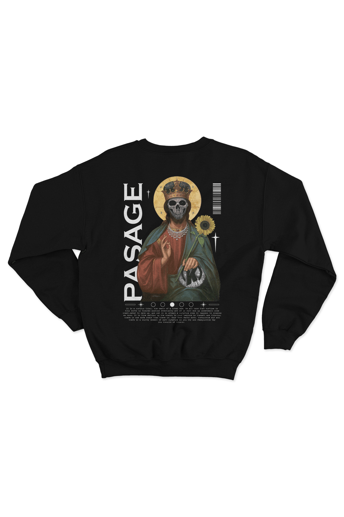 Death Love Oversize Erkek Sweatshirt - PΛSΛGE