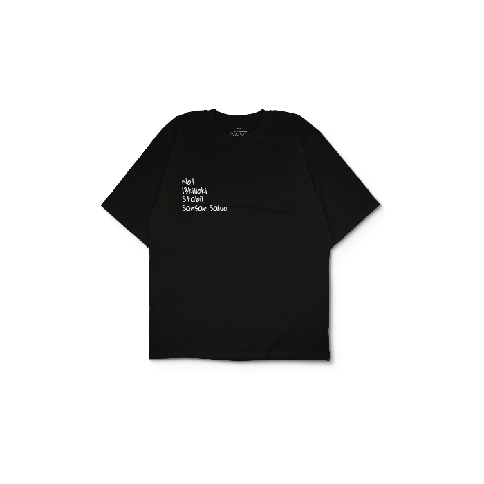 Kendin Tasarla Siyah Oversize Tişört