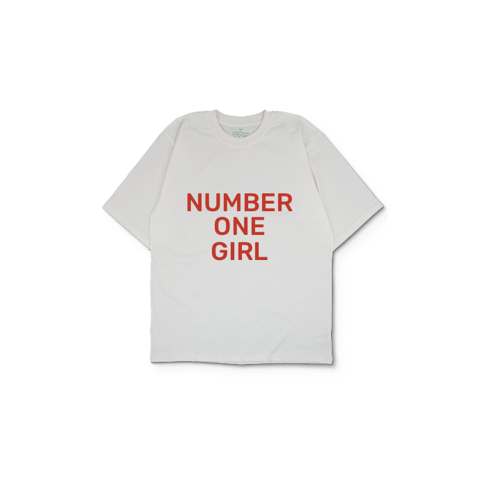 Kendin Tasarla Beyaz Oversize Tişört