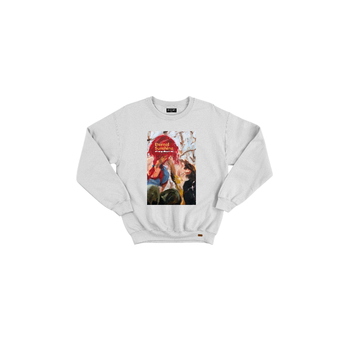 Kendin Tasarla Beyaz Oversize Sweatshirt