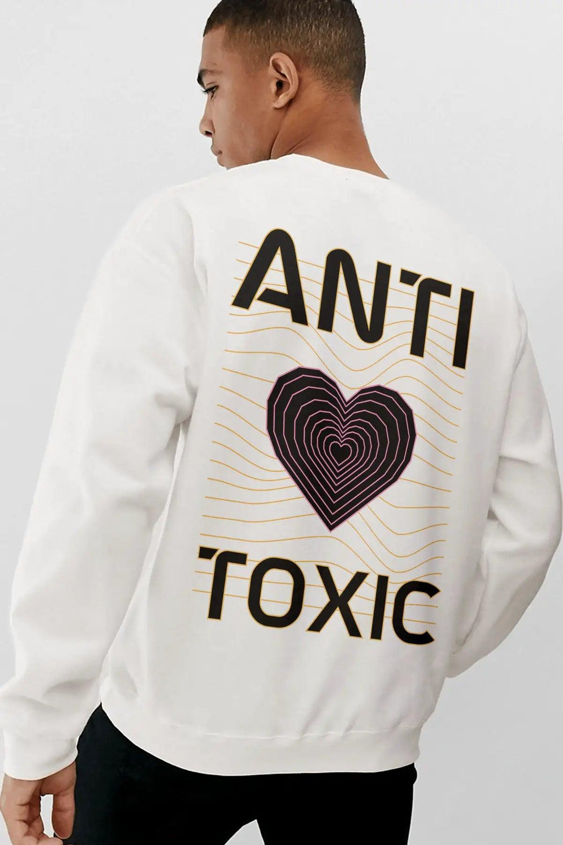 Anti Toxic Oversize Erkek Sweatshirt - PΛSΛGE