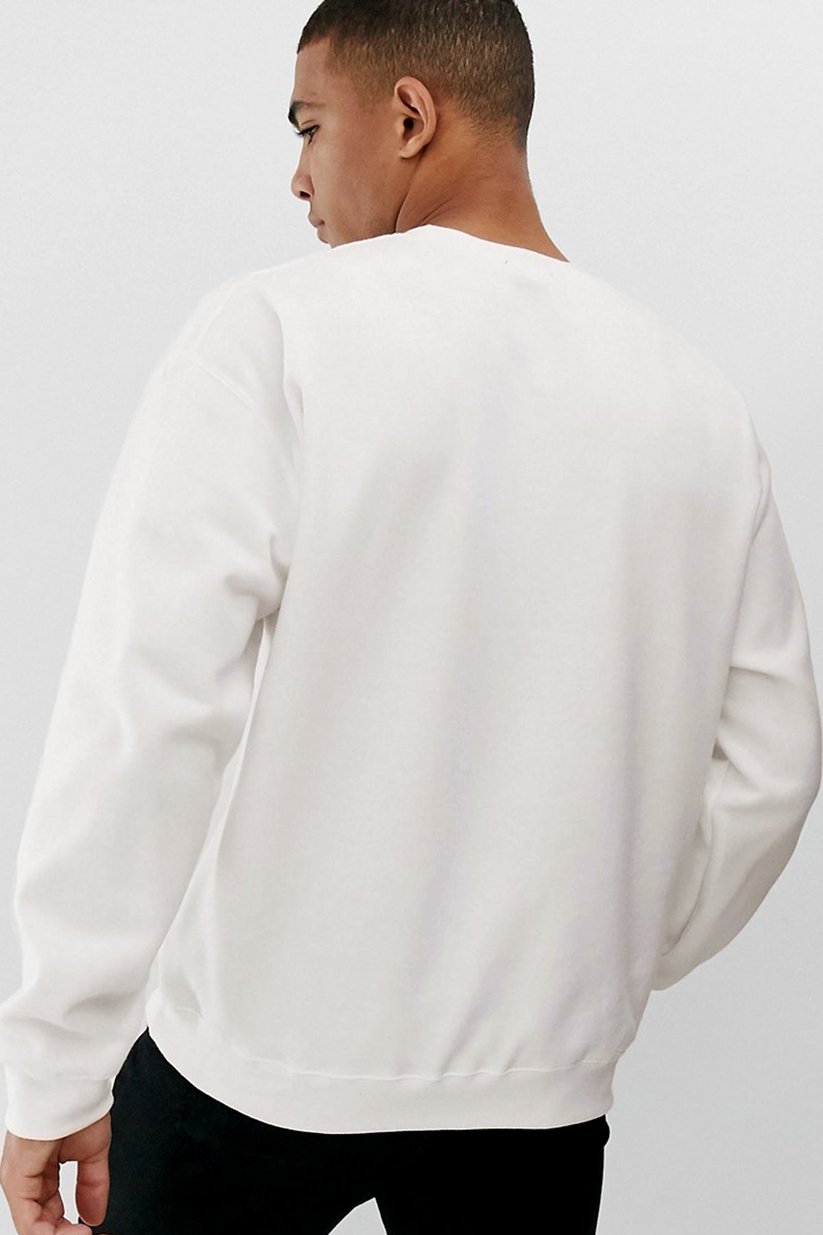 Basic Oversize Erkek Sweatshirt