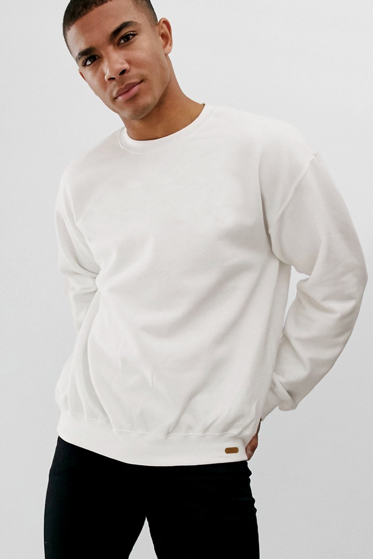 Basic Oversize Erkek Sweatshirt