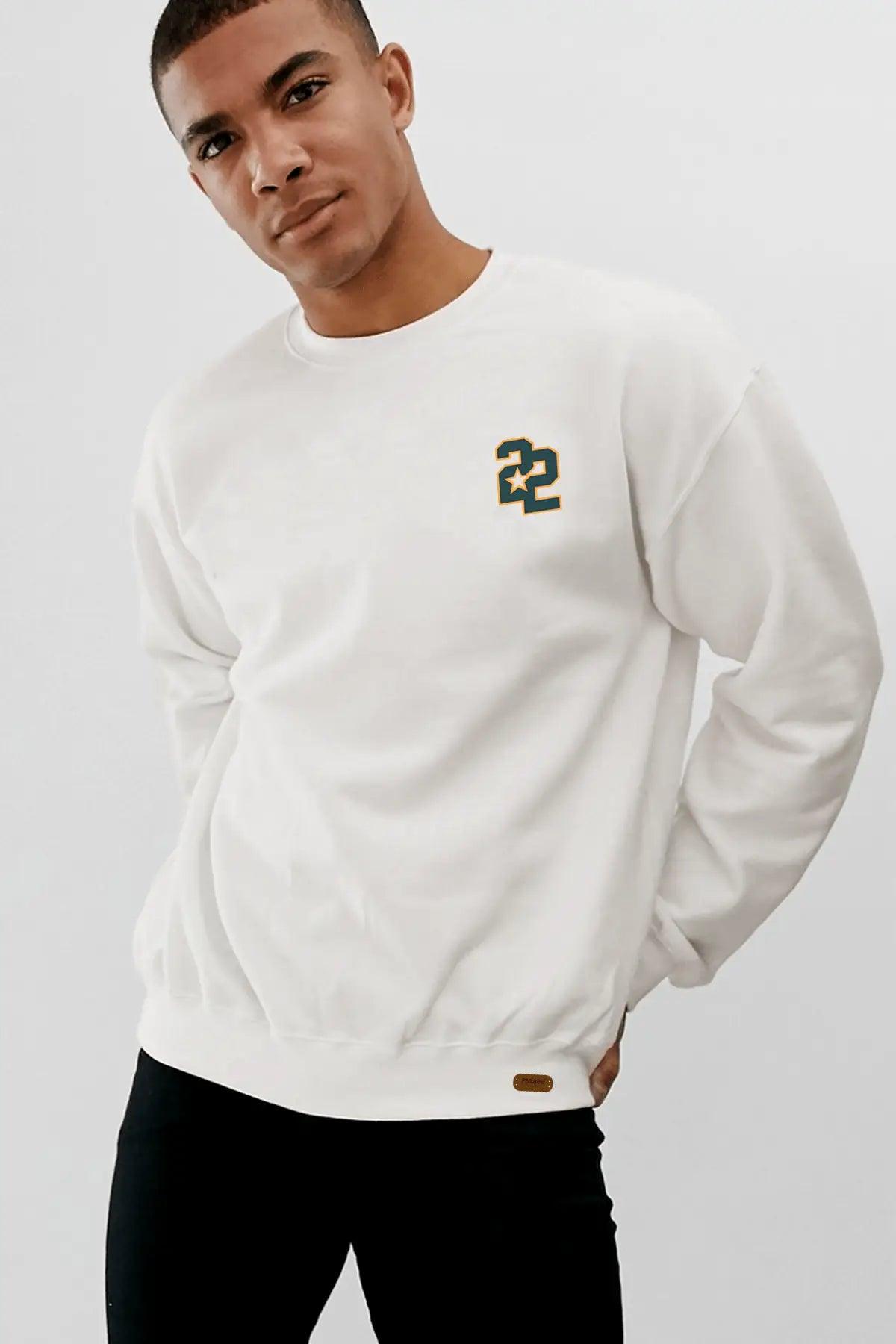 22 Oversize Erkek Sweatshirt - PΛSΛGE