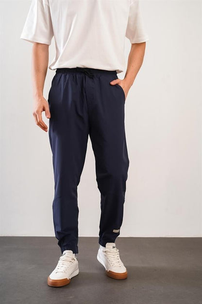 Erkek Relax Fit Kalıp Lastikli Paça Jogger Pantolon