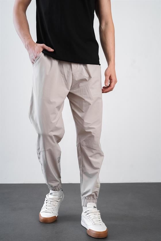 Erkek Relax Fit Kalıp Lastikli Paça Jogger Pantolon