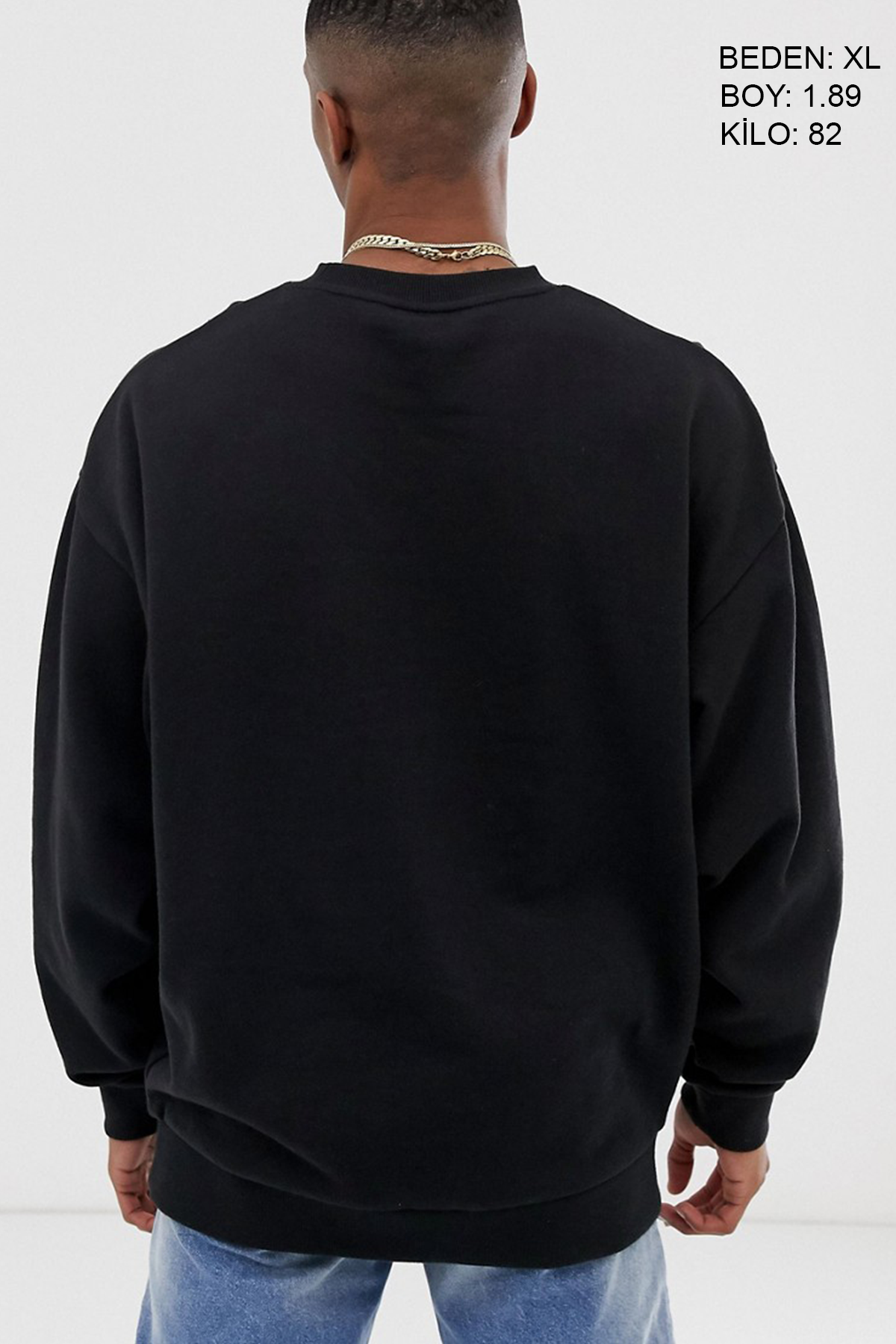 Human Error Oversize Erkek Sweatshirt