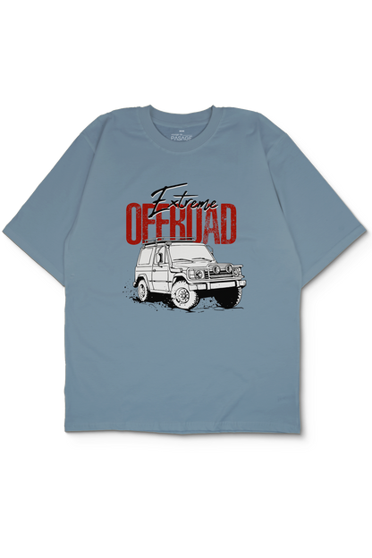 Extreme Offroad Oversize Kadın Tişört