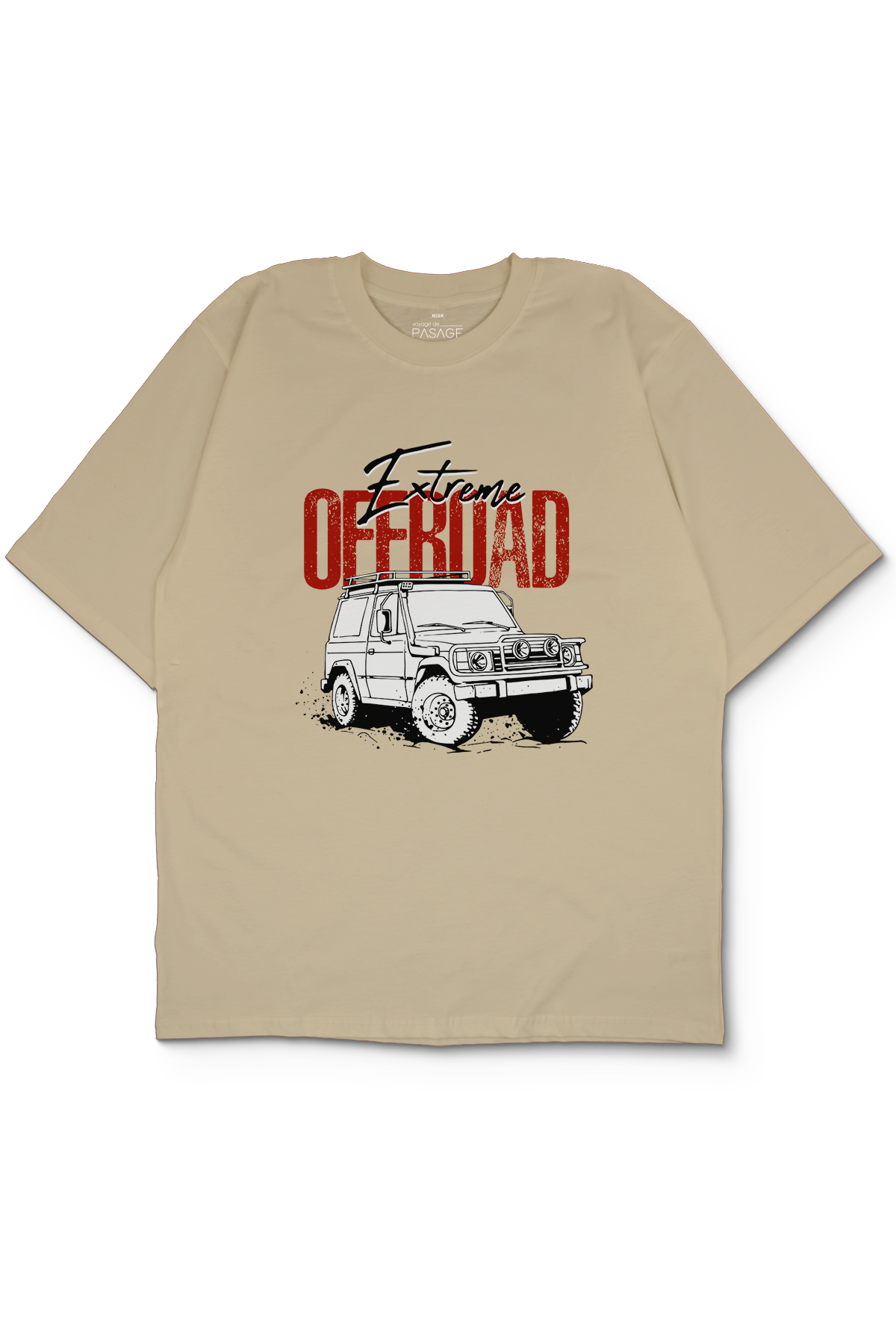 Extreme Offroad Oversize Kadın Tişört