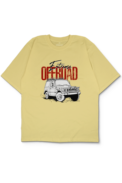 Extreme Offroad Oversize Kadın Tişört