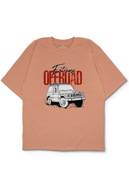 Extreme Offroad Oversize Kadın Tişört