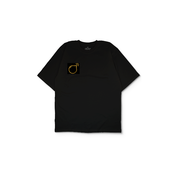 Kendin Tasarla Siyah Oversize Tişört