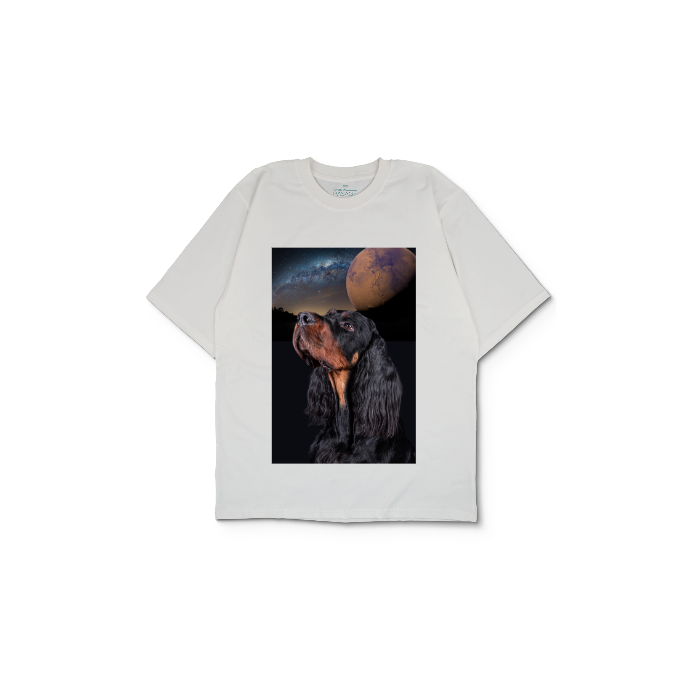 Kendin Tasarla Beyaz Oversize Tişört