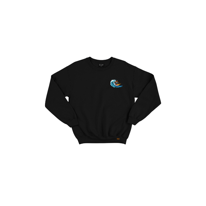 Kendin Tasarla Siyah Oversize Sweatshirt