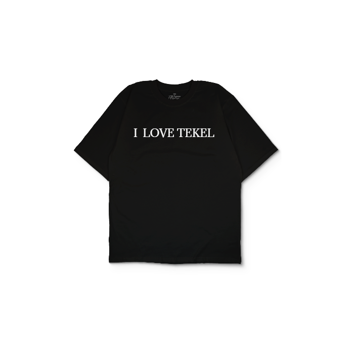 Kendin Tasarla Siyah Oversize Tişört