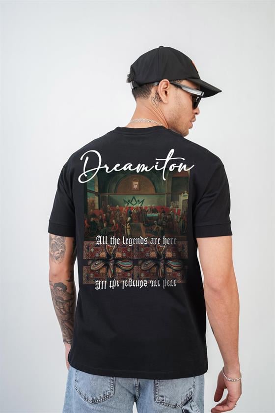 Kingbrich Dreamiton Baskılı Slim Fit Kalıp Erkek Tshirt