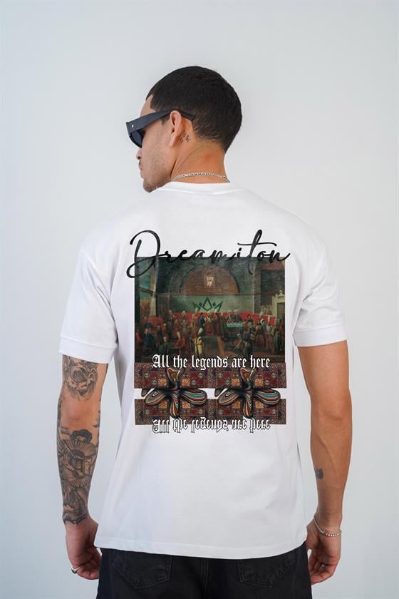 Kingbrich Dreamiton Baskılı Slim Fit Kalıp Erkek Tshirt