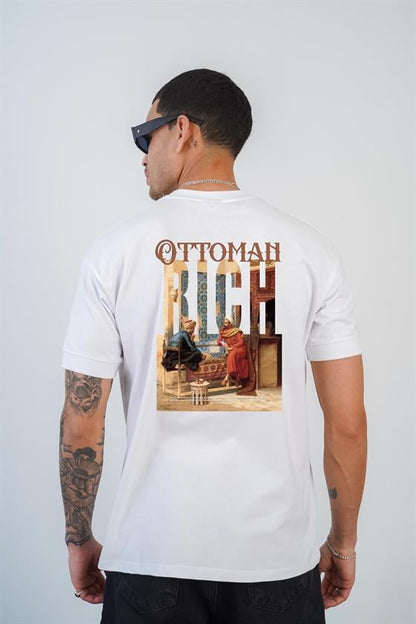 Kingbrich Ottoman Rich Baskılı Slim Fit Kalıp Erkek Tshirt