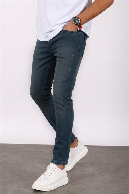 Erkek Mavi Skinny Fit Jean 5680