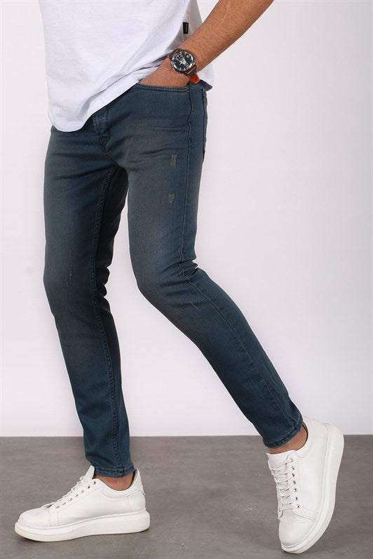 Erkek Mavi Skinny Fit Jean 5680