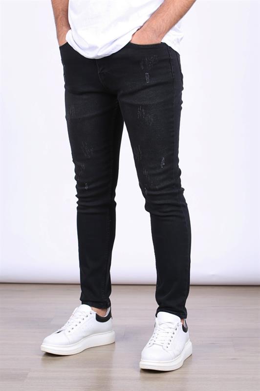 Skinny Fit Siyah Erkek Jean 5712