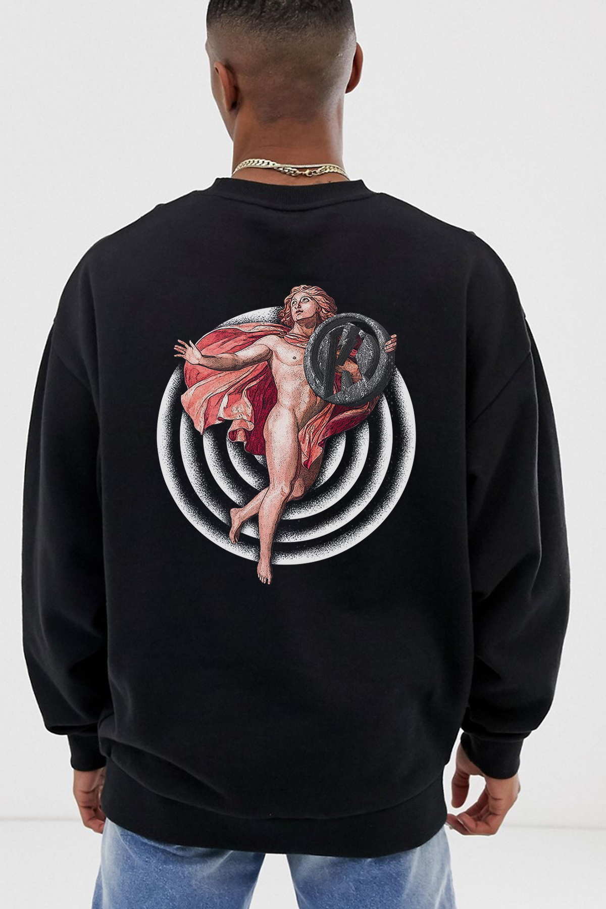 Guido Reni Oversize Erkek Sweatshirt