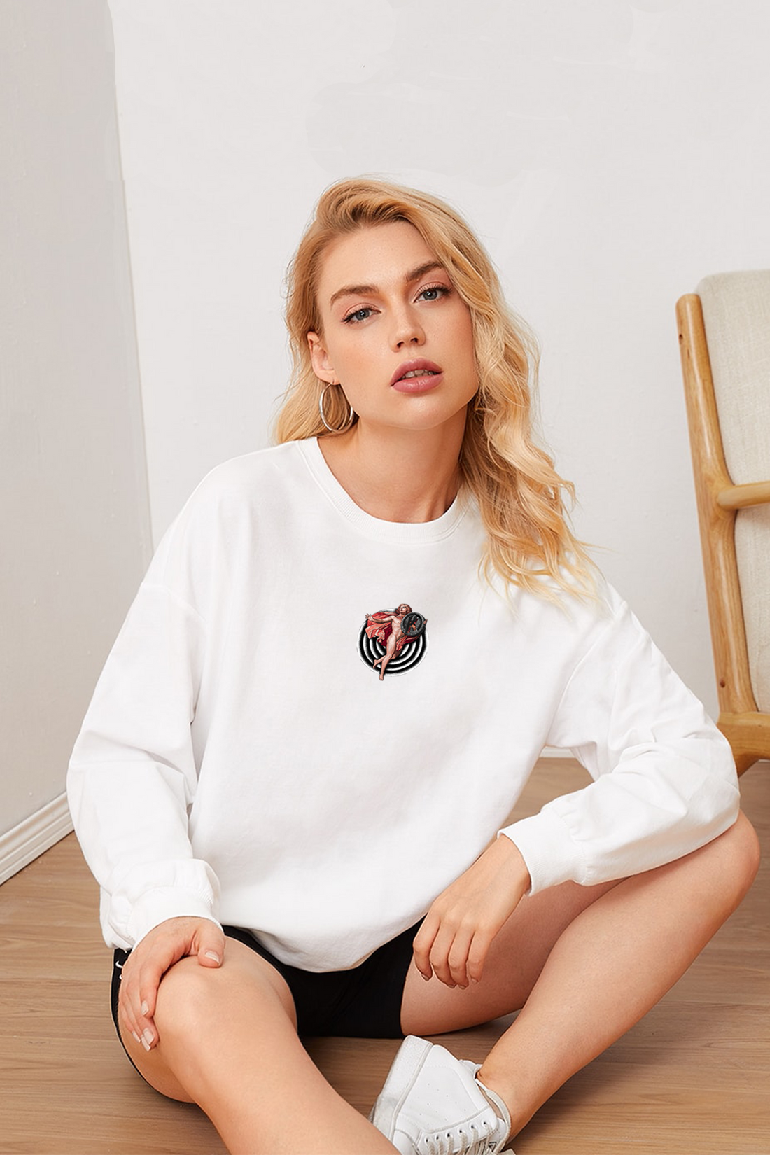 Guido Reni Oversize Kadın Sweatshirt