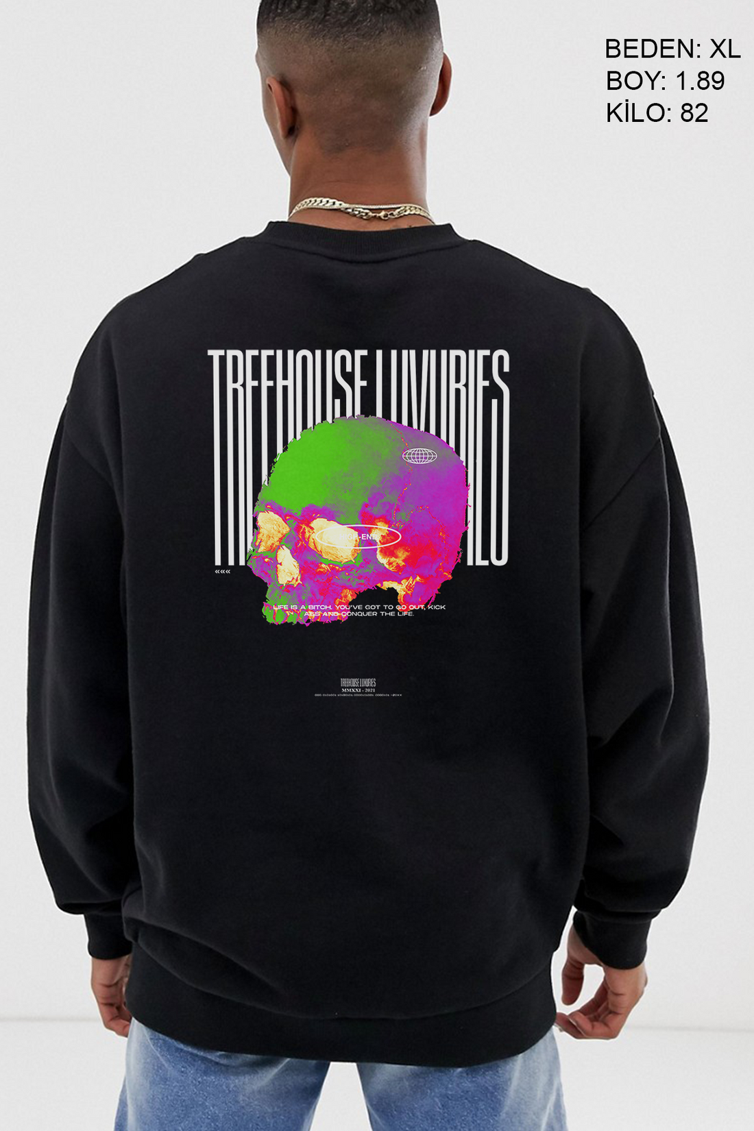 High End Oversize Erkek Sweatshirt