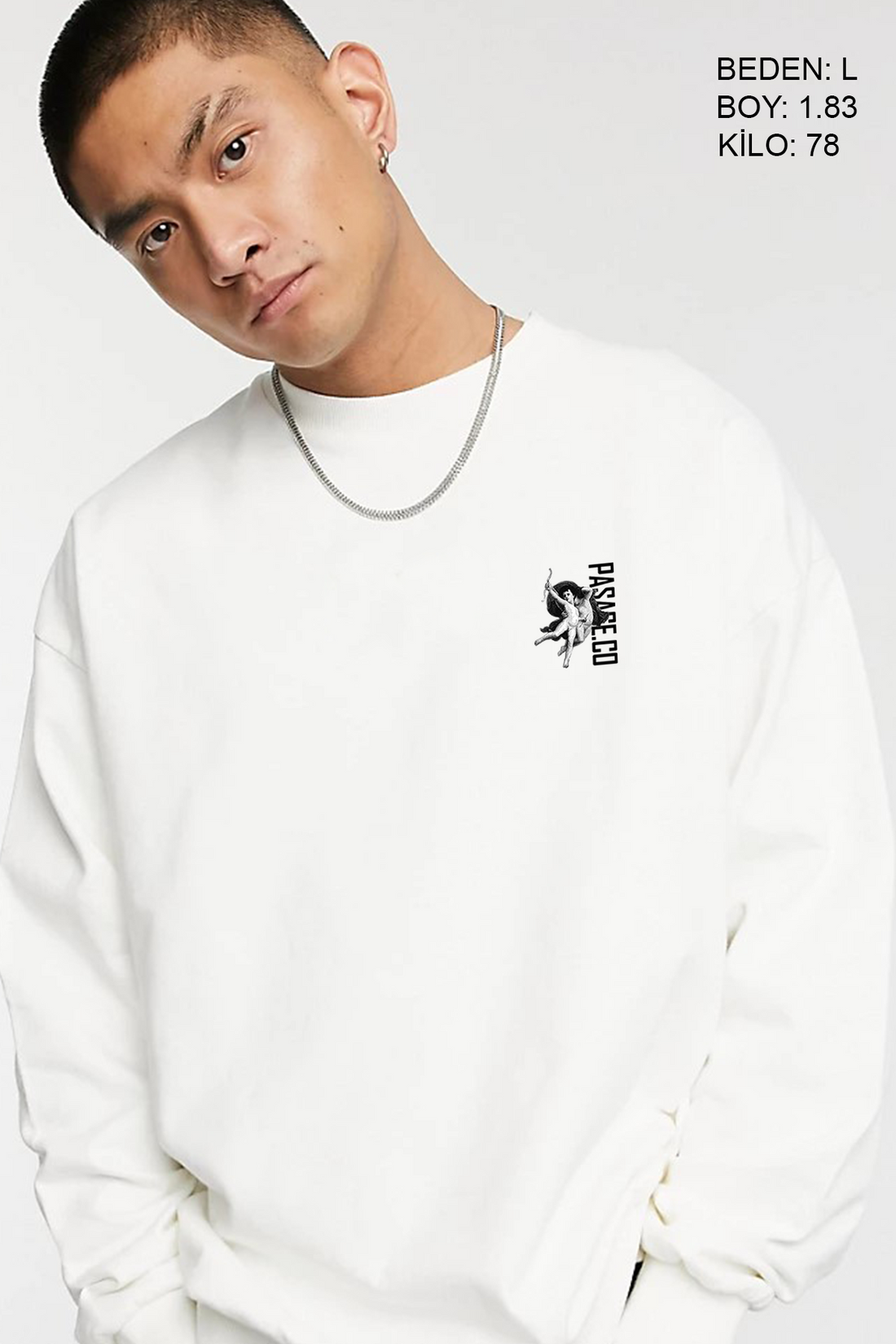 Eros Oversize Erkek Sweatshirt