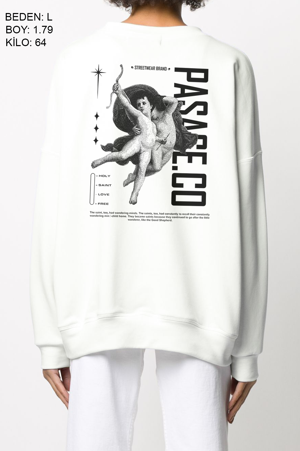 Eros Oversize Kadın Sweatshirt