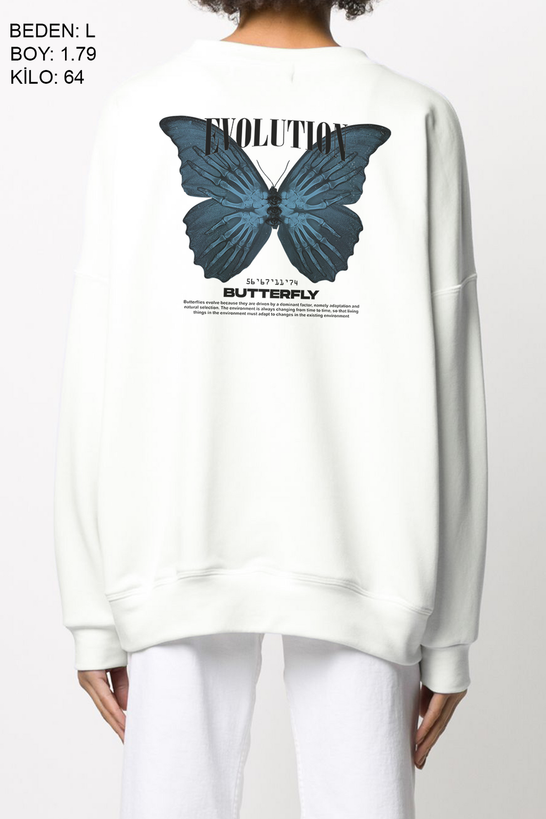 Evolution Oversize Kadın Sweatshirt