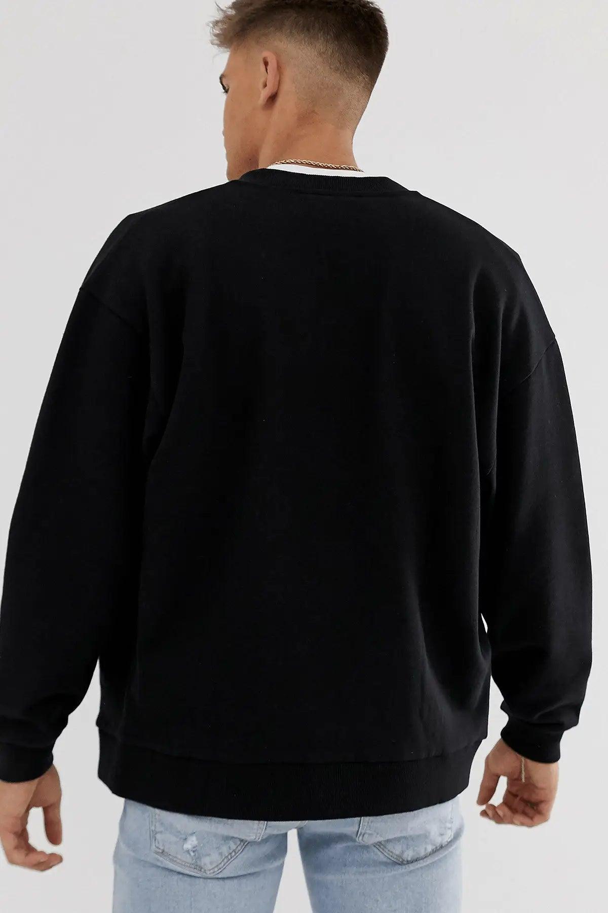 Antique Oversize Erkek Sweatshirt - PΛSΛGE