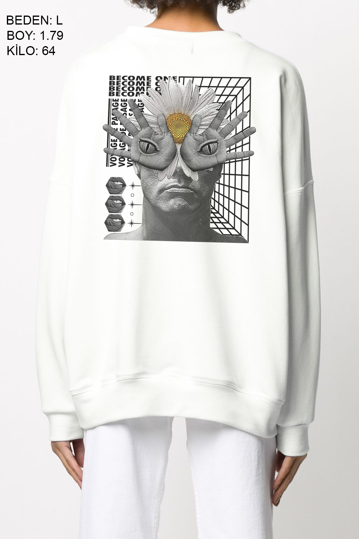 Become One Oversize Kadın Sweatshirt