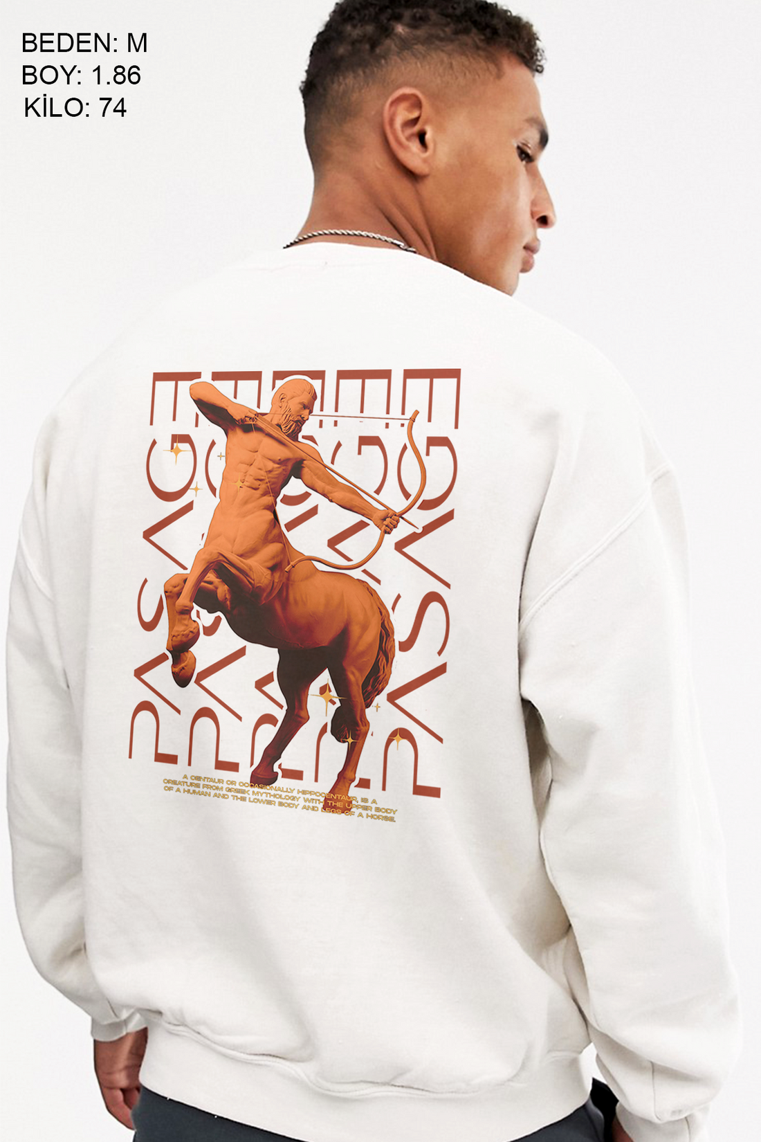 Sentor Oversize Erkek Sweatshirt