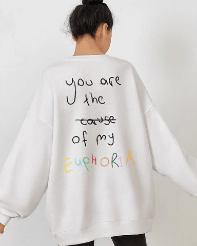 Euphoria Oversize Kadın Sweatshirt - PΛSΛGE