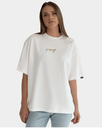 Euphoria Oversize Kadın Tişört - PΛSΛGE