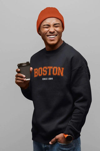 BOSTON Oversize Erkek Sweatshirt PΛSΛGE
