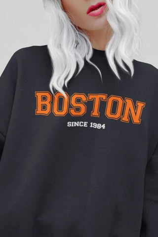 BOSTON Oversize Kadın Sweatshirt PΛSΛGE