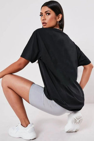 Basic Tişört Oversize Kadın Tişört PΛSΛGE