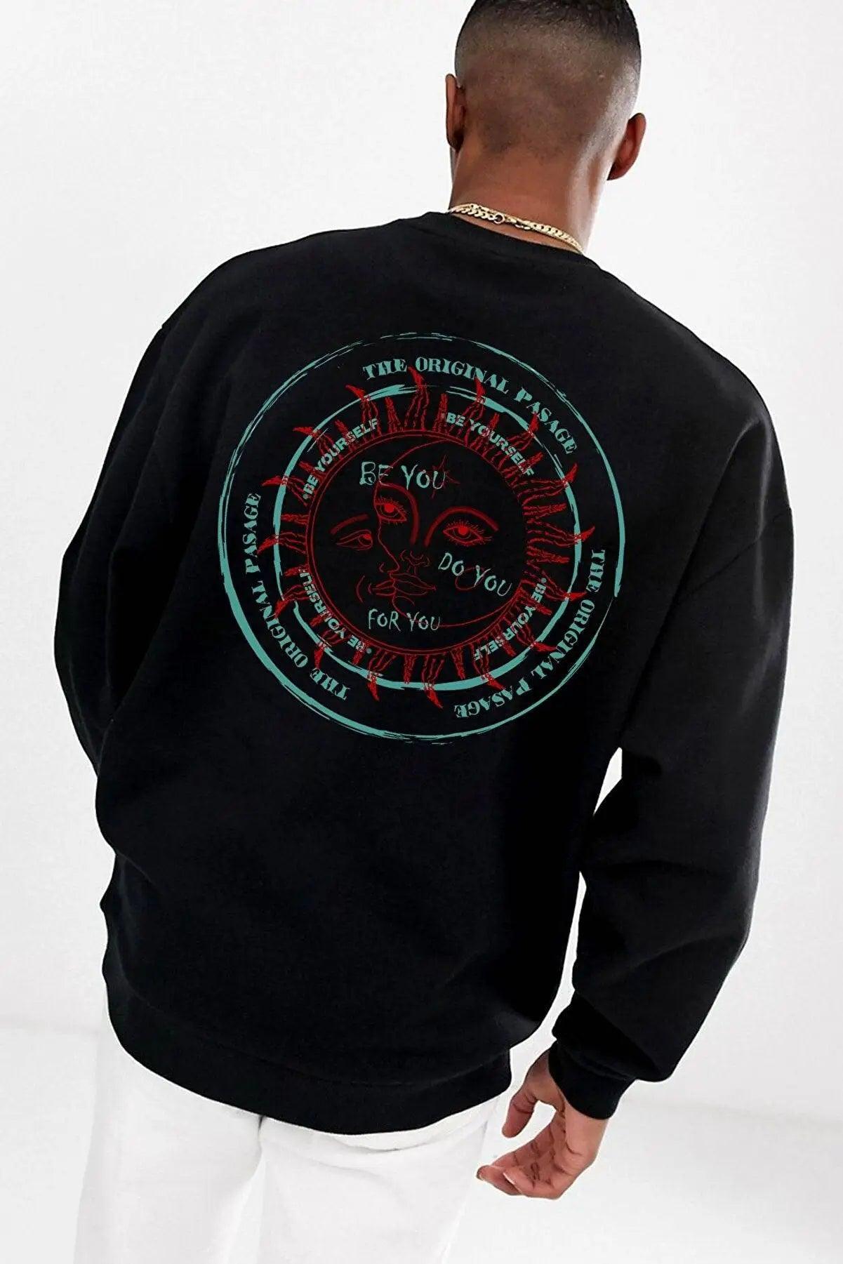 Bohemıan Oversize Kadın Sweatshirt PΛSΛGE
