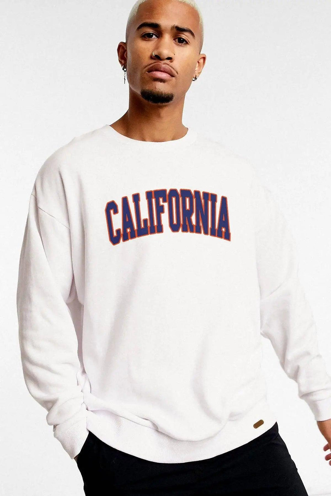 California Oversize Erkek Sweatshirt
