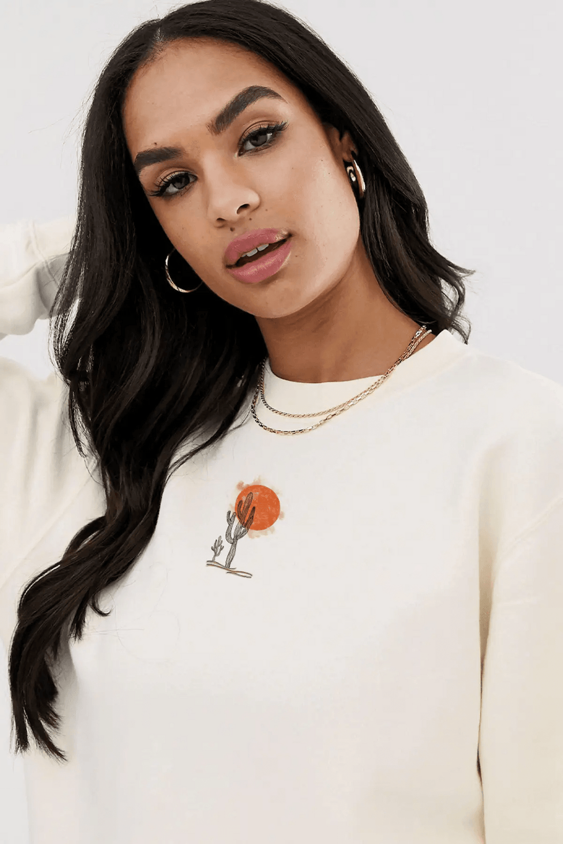 DUST STORM Oversize Kadın Sweatshirt PΛSΛGE