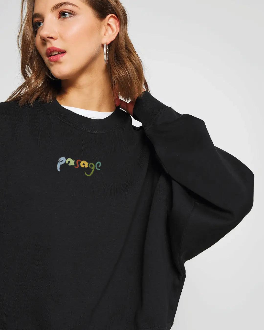 EUPHORİA Oversize Kadın Sweatshirt PΛSΛGE