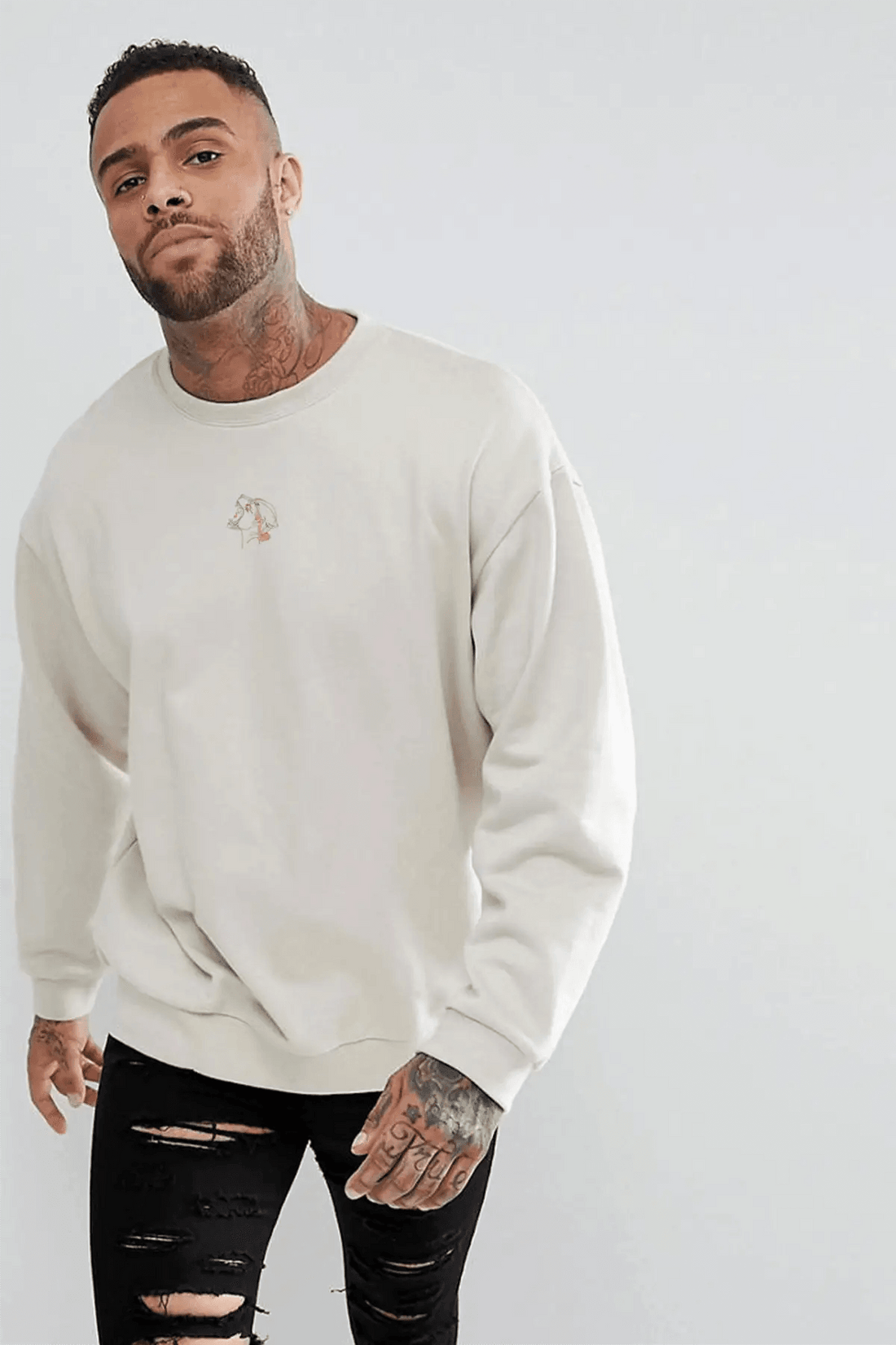 Femme Forte Oversize Erkek Sweatshirt PΛSΛGE