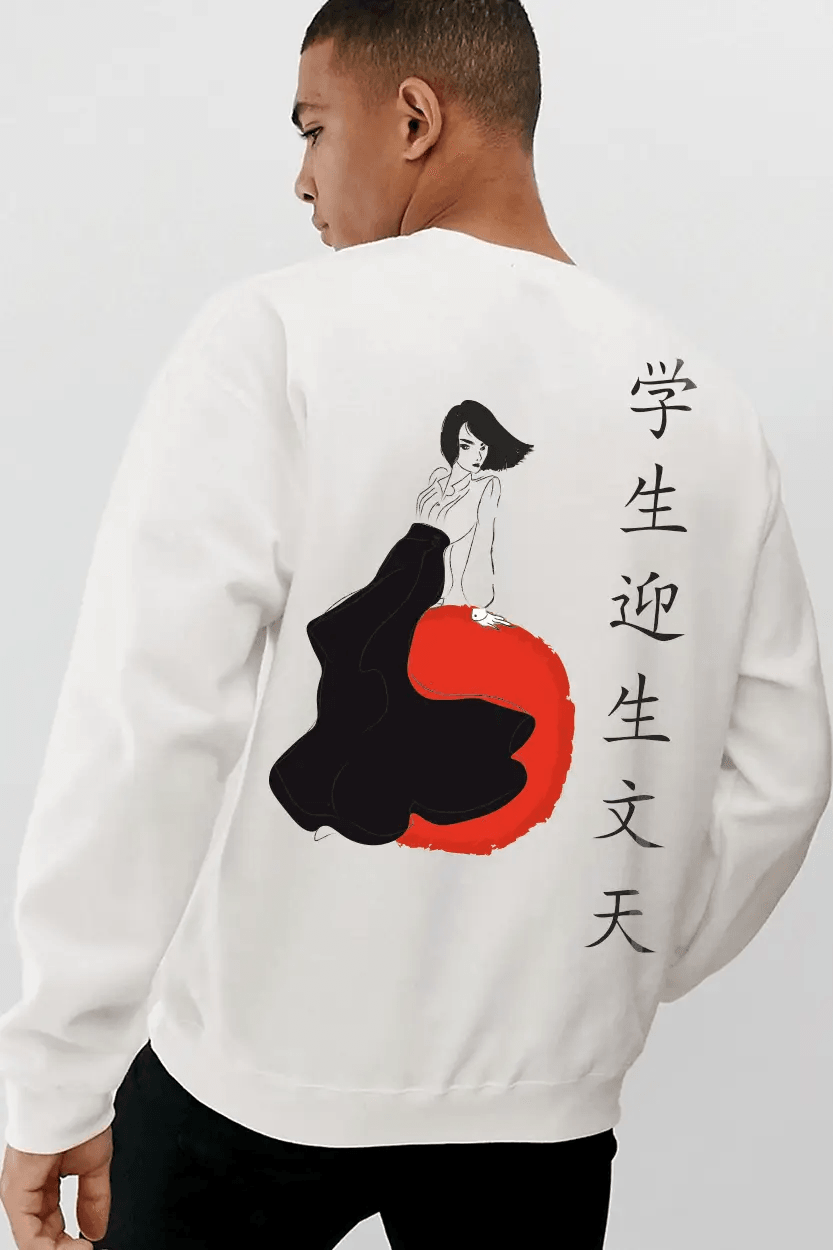 Josei Oversize Erkek Sweatshirt PΛSΛGE