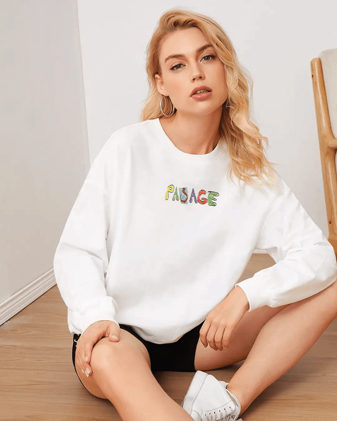 Same Old Mistakes Oversize Kadın Sweatshirt - PΛSΛGE