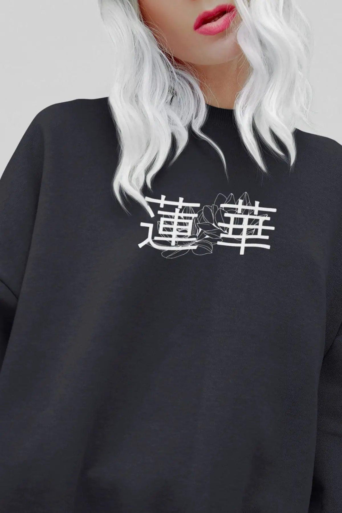 LOTUS Oversize Kadın Sweatshirt PΛSΛGE