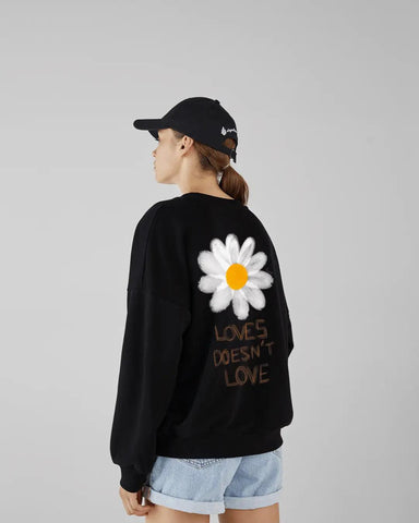 Loves Doesn't Oversize Kadın Sweatshirt PΛSΛGE