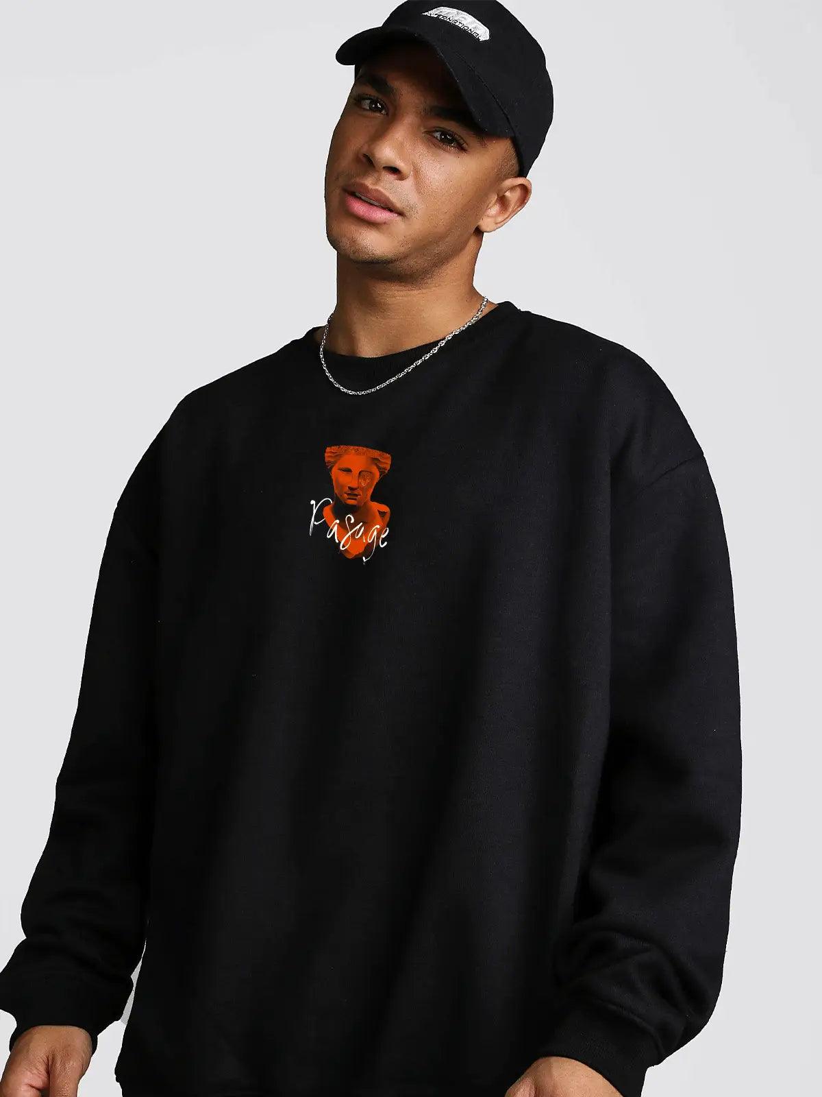 Metis Oversize Erkek Sweatshirt PΛSΛGE