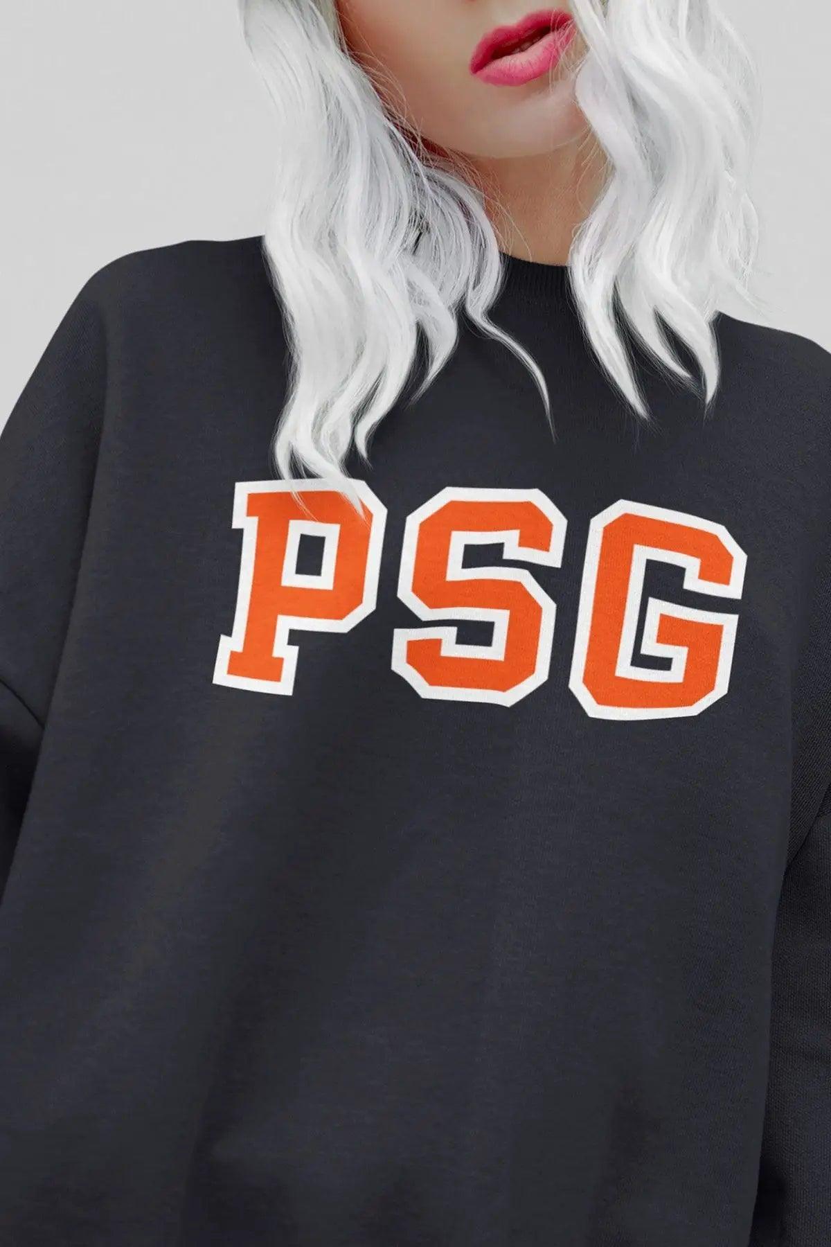 Psg Oversize Kadın Sweatshirt - PΛSΛGE